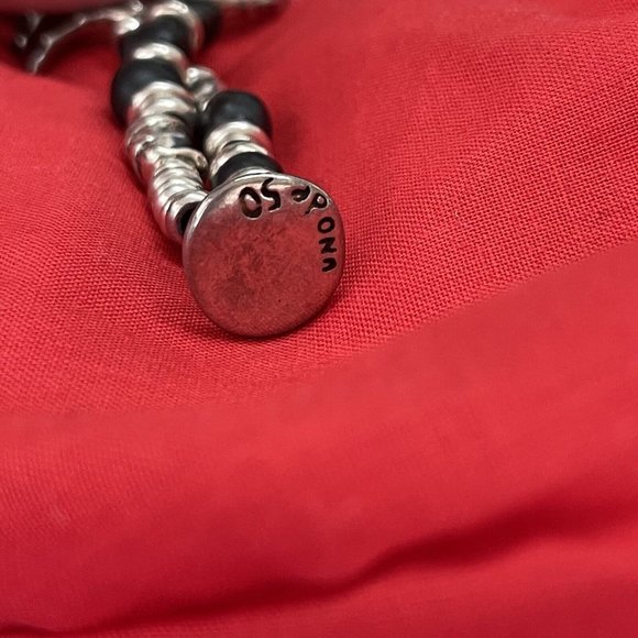 Uno De 50 Bracelet Silver Tone Black Fashion Jewelry With Bag‎ Southwest - Picture 11 of 11